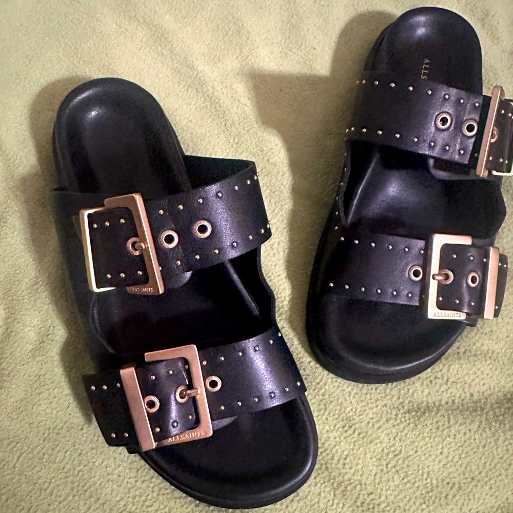 All Saints Mae Leather Sandal